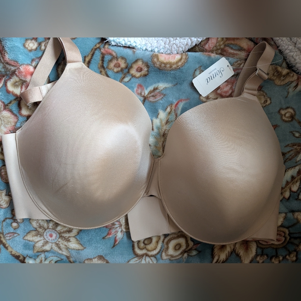 Soma Bra Size 38G NWT Soft tan Full Coverage Bra